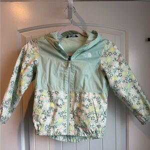 The North Face Mint Green Floral Jacket